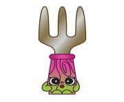 Pheobe fork art shopkins clipart free image