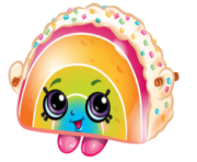 Rainbow Bite shopkins clipart free image