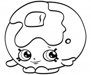 shopkins black and white clipart art