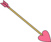 pink valentine s day arrow pink valentine s day arrow with a pink p5xAjY clipart