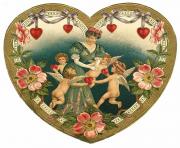 vintage valentine heart clip art ZOZcD6 clipart