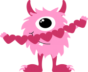 Photos of valentine monster clip art monster valentine