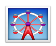 ios emoji ferris wheel