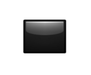 ios emoji black small square