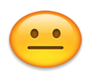 ios emoji neutral face