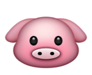 ios emoji pig face