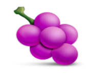 ios emoji grapes