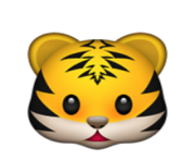 ios emoji tiger face