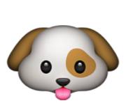 ios emoji dog face