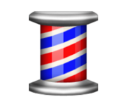 ios emoji barber pole