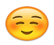 ios emoji white smiling face