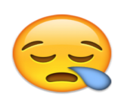 ios emoji sleepy face