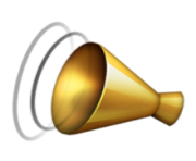 ios emoji cheering megaphone