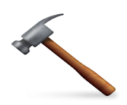 ios emoji hammer