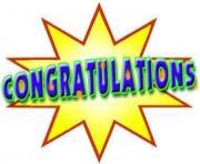 Congratulations job free clipart