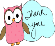 owl thank you image owl thank you clip art ZveV31 clipart