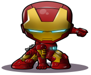 cartoon iron man clipart