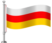 South Ossetia Flag PNG Clip Art