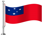 Samoa Flag PNG Clip Art