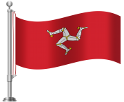 Isle of Man Flag PNG Clip Art