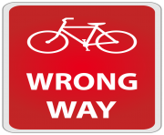 Wrong Way Sign PNG Clipart