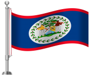 Belize Flag PNG Clip Art