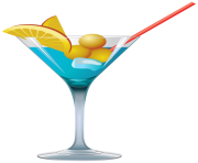 Blue Cocktail PNG Clipart