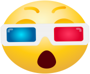 3D Glasses emoticon emoji Clipart info