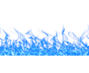 blue fire footer png transparent