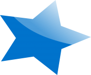 blue star png image transparent background free download