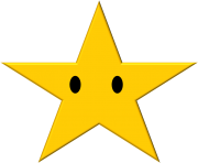 mario star with eyes png