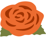 emoji android rose