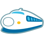 emoji android high speed train with bullet nose