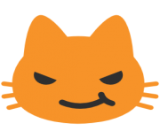 emoji android cat face with wry smile