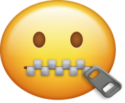 Zipper Mouth Emoji Png apple hd high resolution