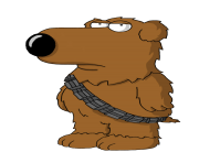 star wars brian as chewbacca clipart