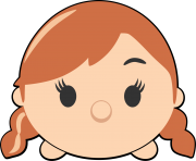 Disney tsum tsum clipart anna frozen