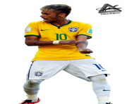 neymar brasil white png transparent