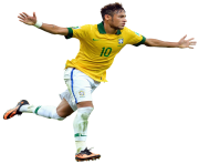 Neymar 10 Brazil Celebrate Goal