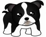 puppy dog face cartoon clipart