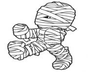 Halloween mummy clipart 3