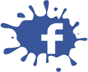 facebook splat f logo transparent