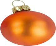 orange christmas ball toy png image