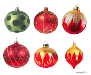 christmas toys balls png image