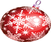 red christmas ball toy png image