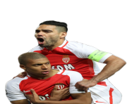 radamel falcao and kylian mbappe Png