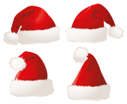 xmas santa claus hat png transparent background