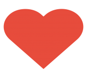 Dark Red Heart Transparent Background