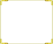 gold border png frame