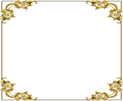 gold frame png border transparent